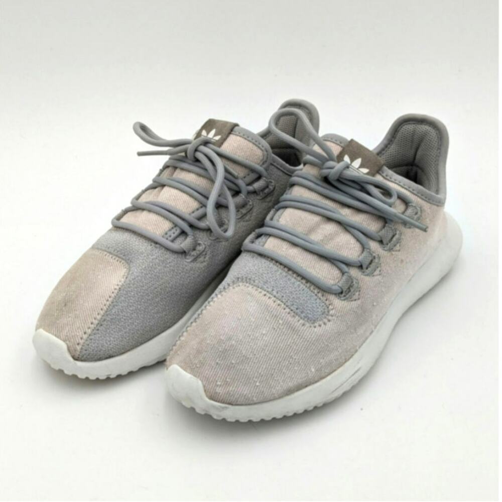 Adidas Tubular Shadow Athletic Sneakers Gray/Beige Women's Size US5 EU37 1/3